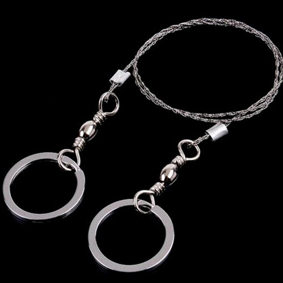 Pocket Steel Wire Saw For Travel Camping Hunting Emergency Survive Stainless Steel Tools