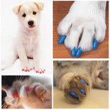 Pet/Cat Nail Protector Cap, Legendog 20 Pcs Soft Dog Cat Claw Covers Pet Nail Protector Cap + Adhesive Glue