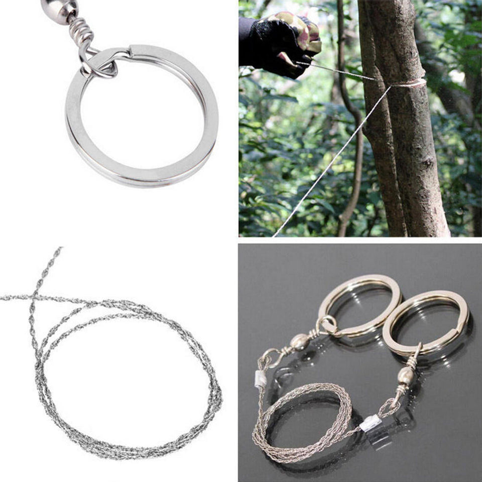 Pocket Steel Wire Saw For Travel Camping Hunting Emergency Survive Stainless Steel Tools